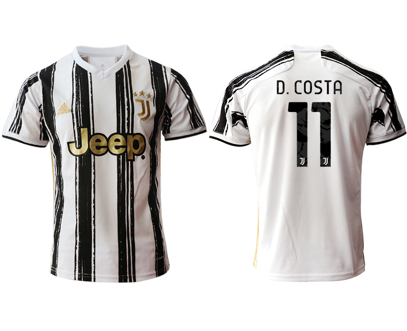 Men 2020-2021 club Juventus home aaa version #11 white Soccer Jerseys
